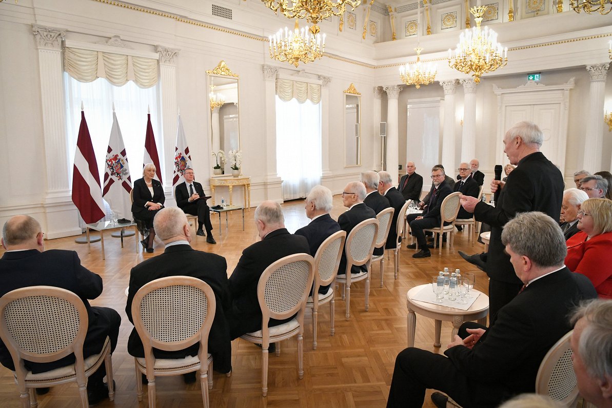Valsts prezidenta Edgara Rinkēviča tikšanās ar 4.maija Deklarācijas kluba pārstāvjiem