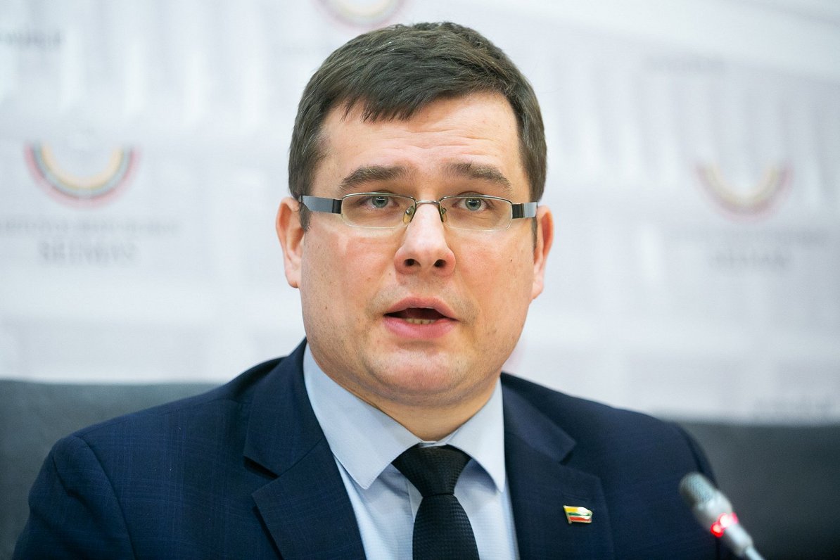 Lietuvas aizsardzības ministra amatā apstiprinātais Laurīns Kaščūns