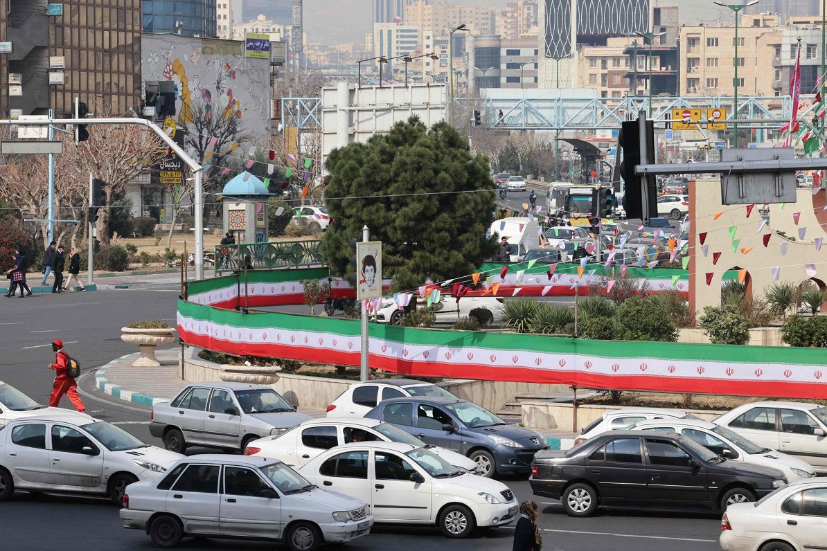 Irānas galvaspilsēta Teherāna.