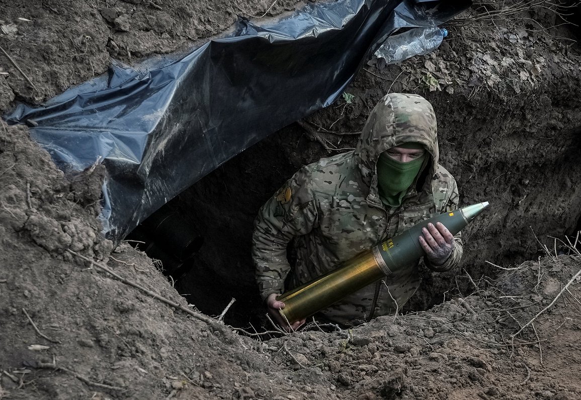 Ukrainas armijas artilērists.