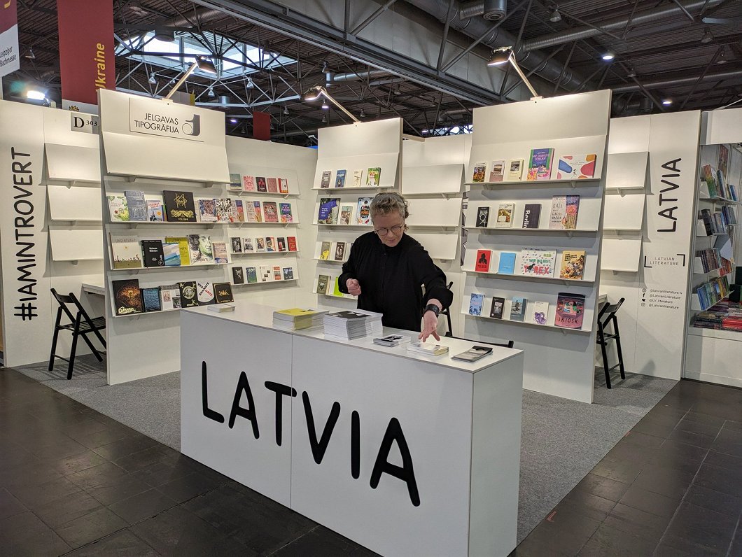 Latvian stand at Leipzig book fair 2024