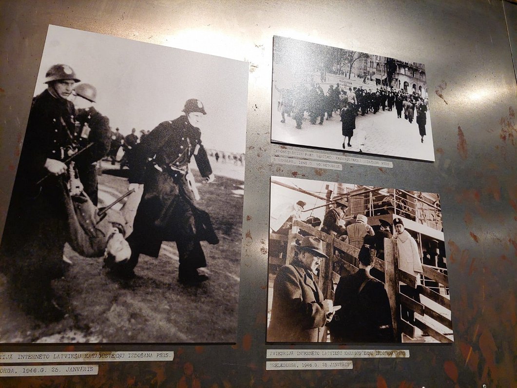 Izstāde Latvijas Kara muzejā par Zviedrijas izdoto latviešu leģionāru izraidīšanu