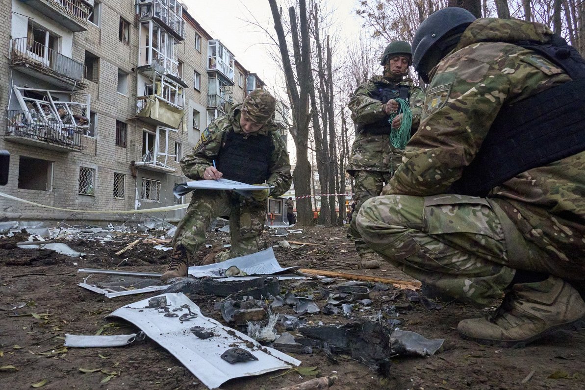 Ukrainas eksperti vāc pierādījumus sprādziena vietā Harkivā