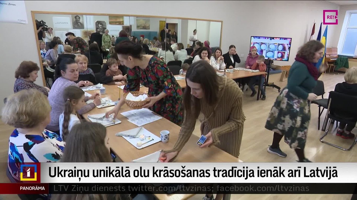 Lieldienām Latvijā krāsu piešķir ukraiņu olu krāsošanas tradīcija / Raksts
