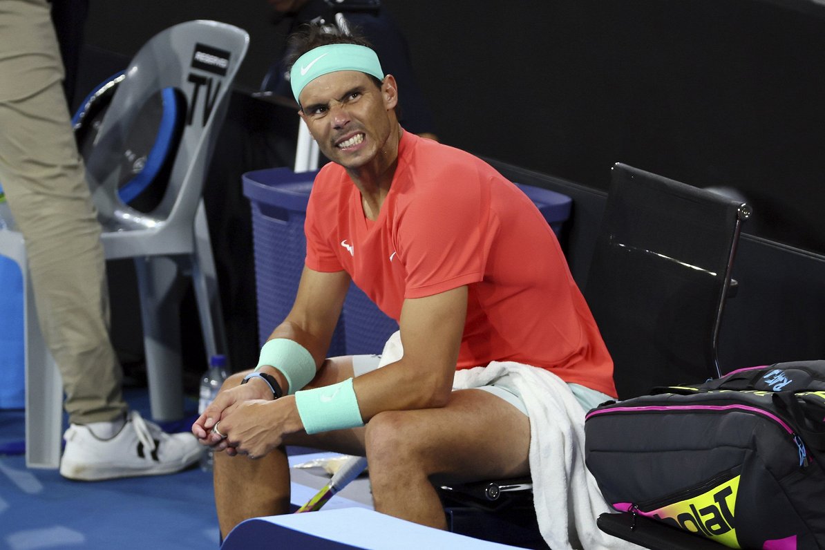 Rafaels Nadals 2024. gada janvārī Brisbenas turnīrā