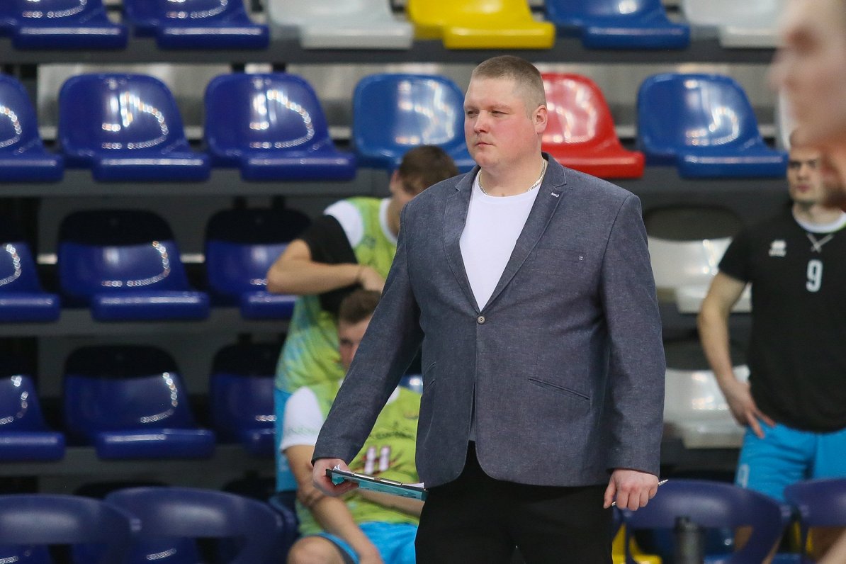 &quot;Ezerzeme/DU&quot; un &quot;Jēkabpils Lūšu&quot; pirmā spēle Latvijas volejbola čempionāta finā...