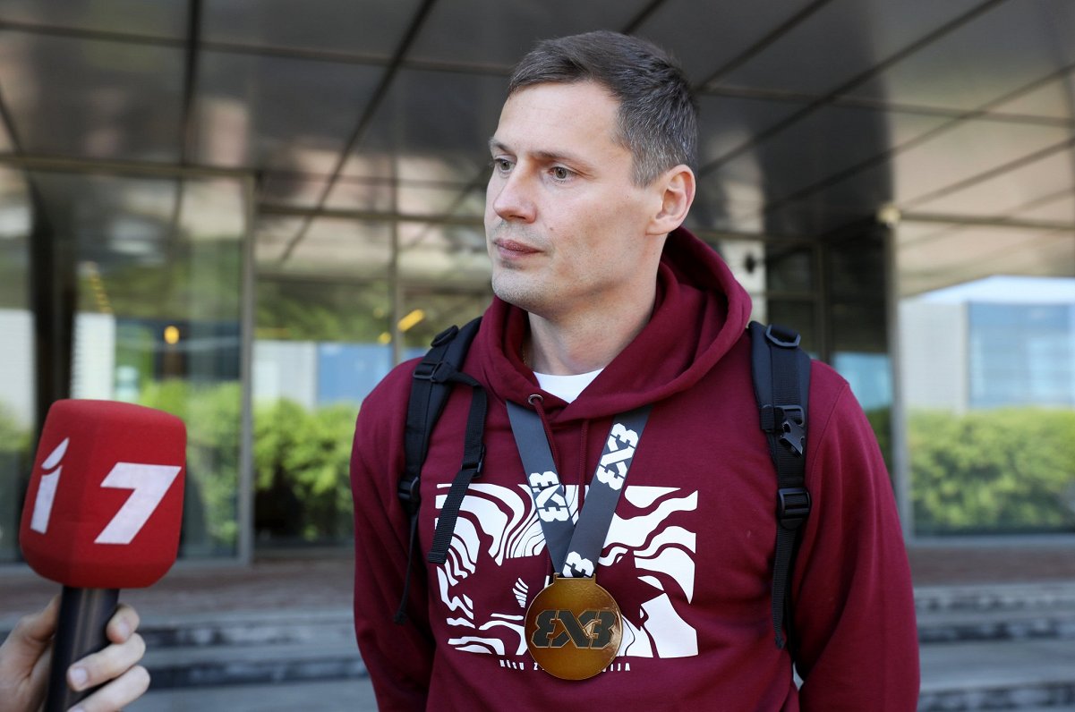 Latvijas 3x3 izlases basketbolists Agnis Čavars