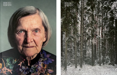 Photographs of Lidija Doroņina-Lasmane and Siberian forest by Claudia Heinermann