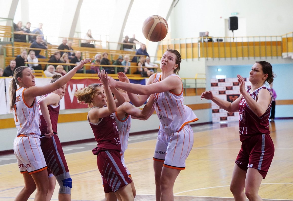 &quot;TTT Rīga&quot; un RSU basketbola spēle Latvijas čempionāta finālsērijā