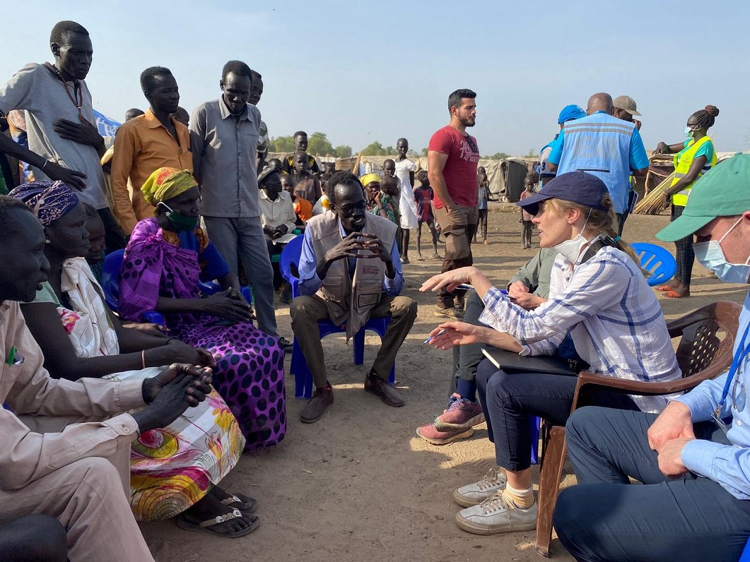 ANO klimata eksperte Zinta Zommere darba misijā apmeklē Āfriku