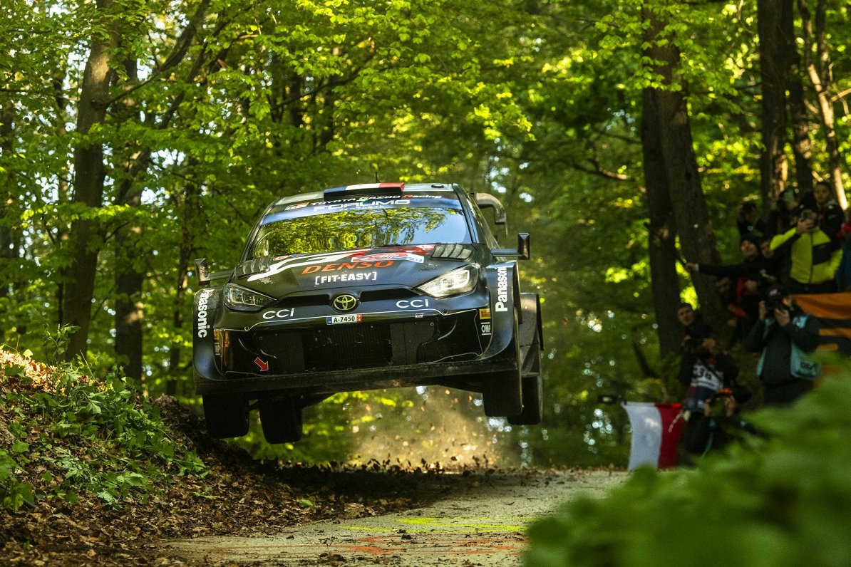 Sebastjena Ožjē ekipāža 2024. gada Horvātijas WRC posmā.