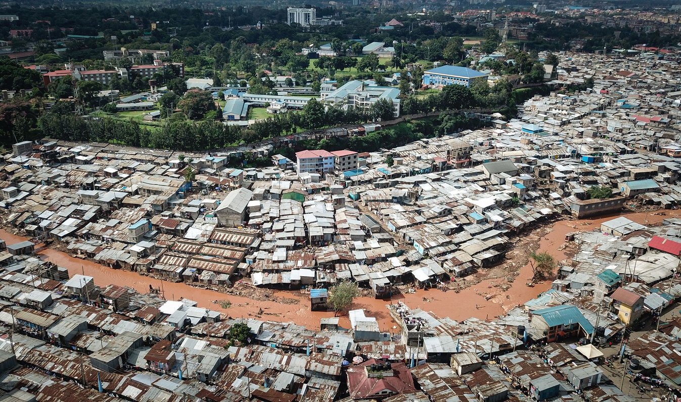 Plūdi Kenijas galvaspilsētā Nairobi.