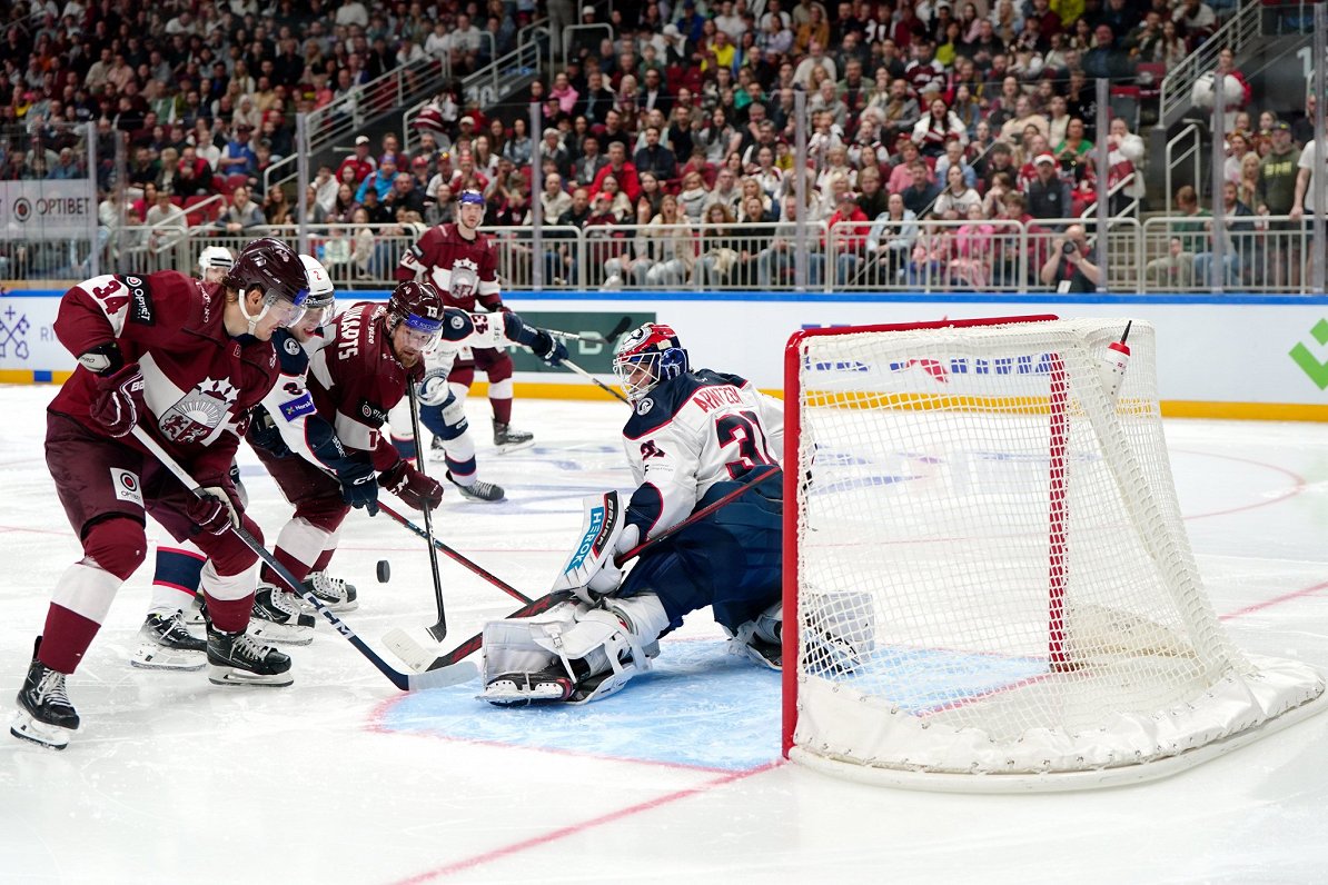 Latvijas un Norvēģijas hokeja izlašu pārbaudes spēle