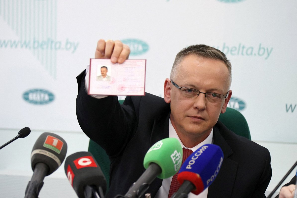 Polijas tiesnesis Tomašs Šmits, kurš pieprasījis patvērumu Baltkrievijā