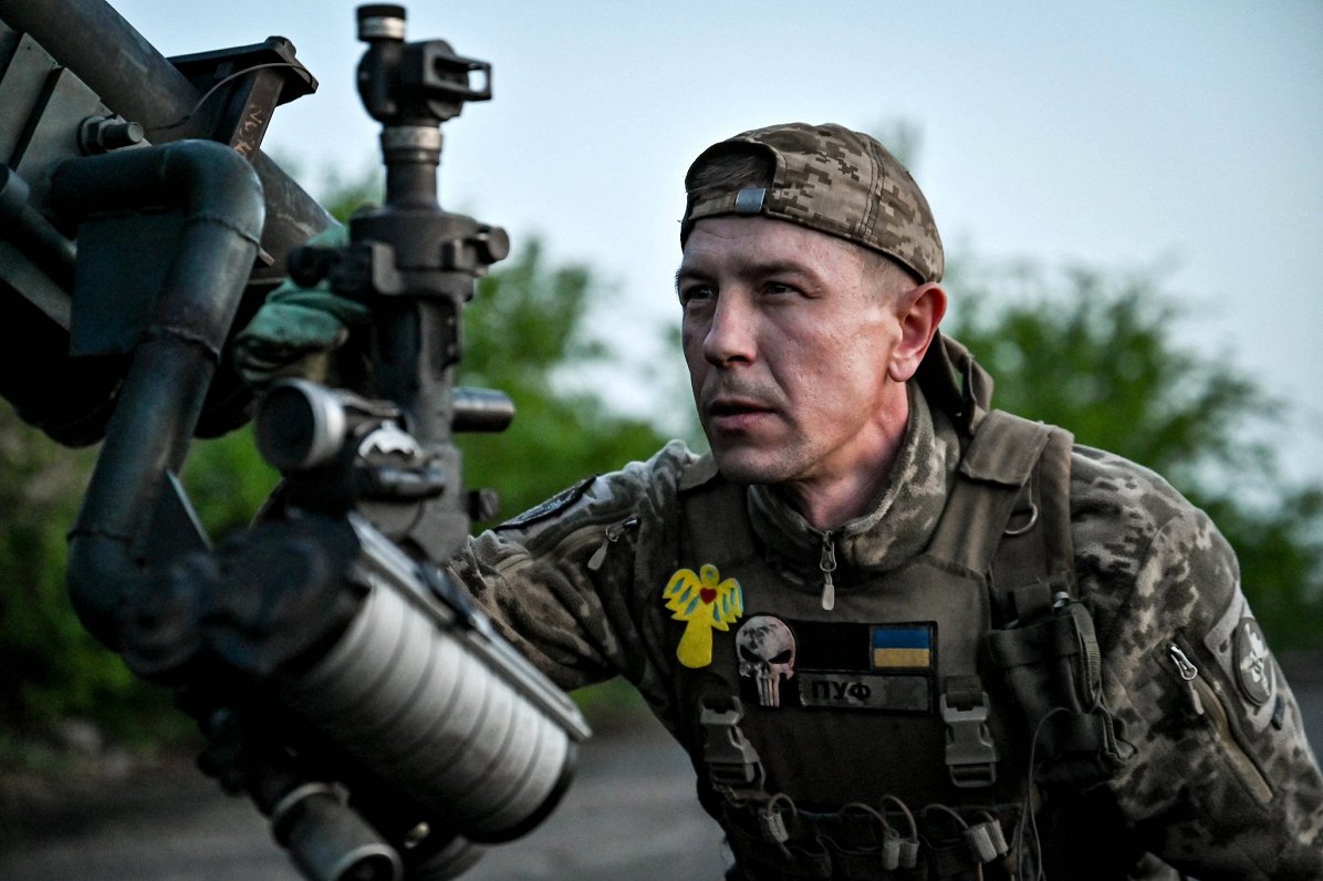 Ukrainas karavīrs Zaporižjas apgabalā