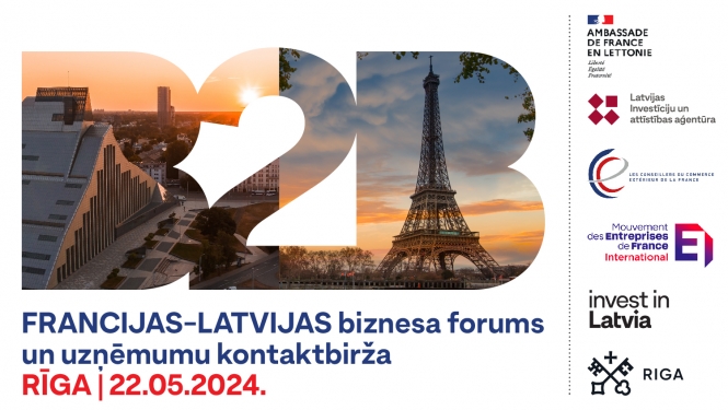 22. maijā notiks Francijas un Latvijas biznesa forums / Raksts