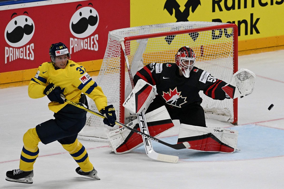 Zviedrijas un Kanādas spēle par 3. vietu pasaules čempionātā