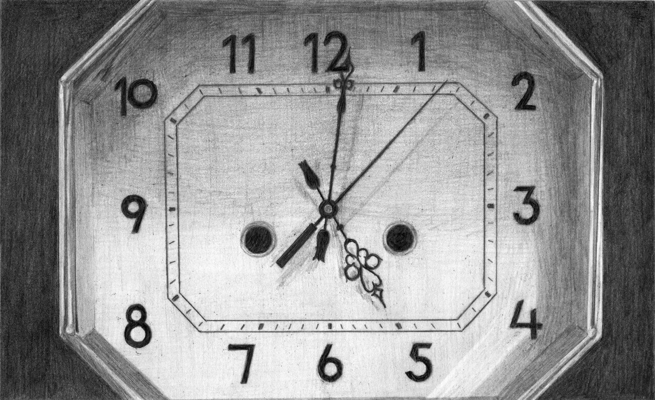 Luīze Rukšāne, Clock, Clock, on the wall, tell me, what hour is suited for nothing, 2022