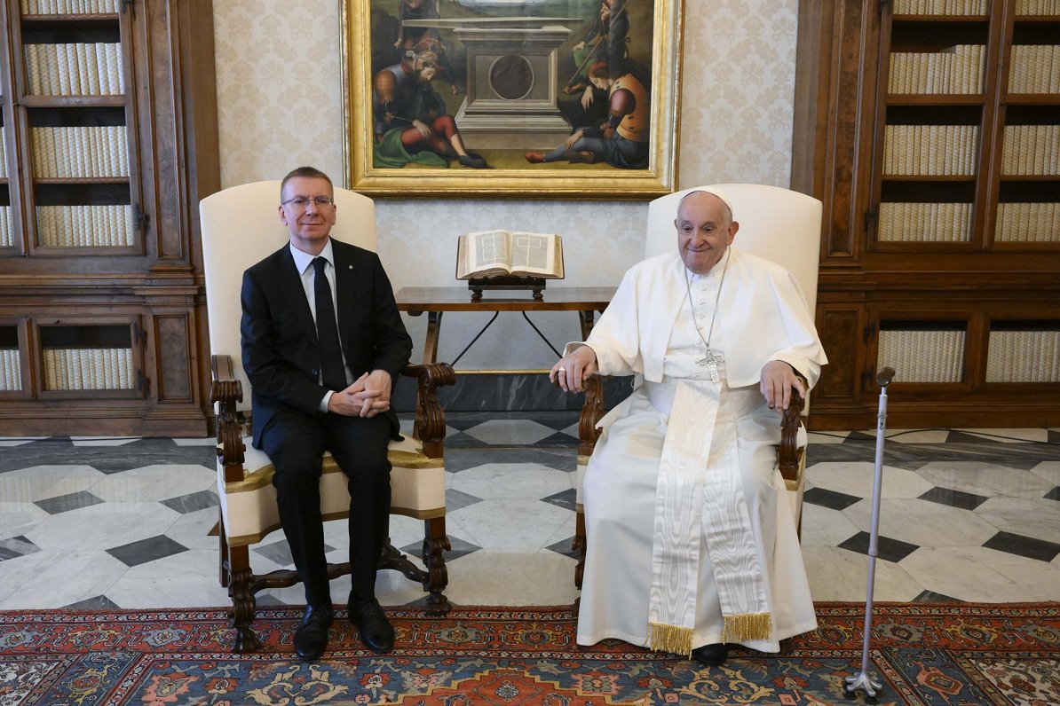 Prezidenta Rinkēviča vizīte Vatikānā.