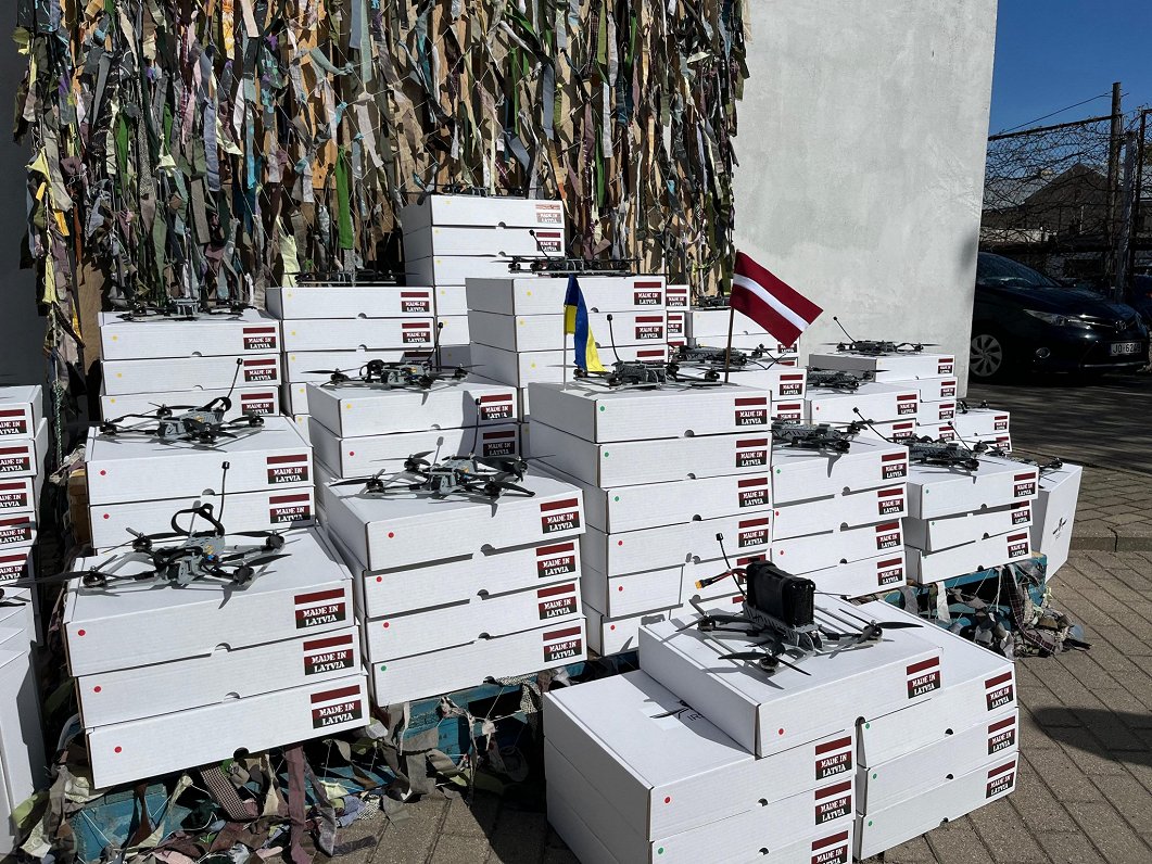 Латвия жертвует Украине 103 дрона собственного производства