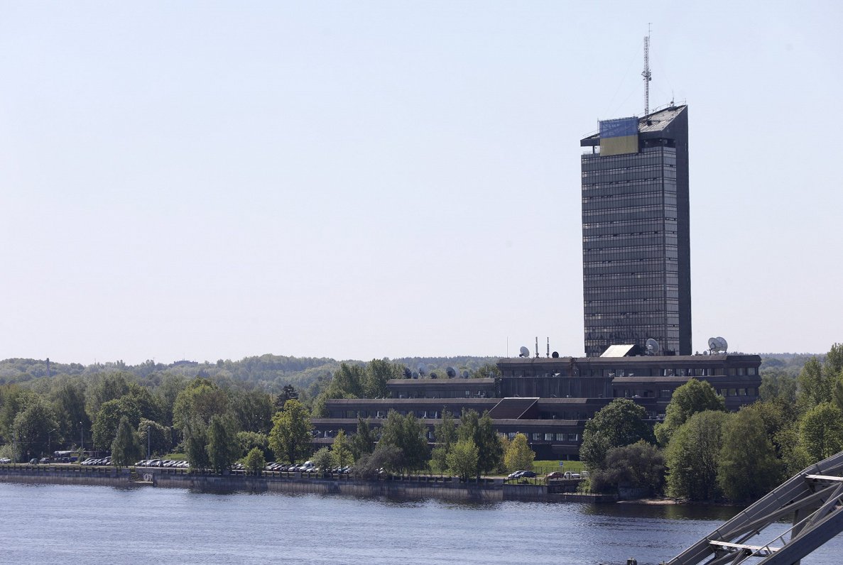 Здание Латвийского телевидения на Закюсале