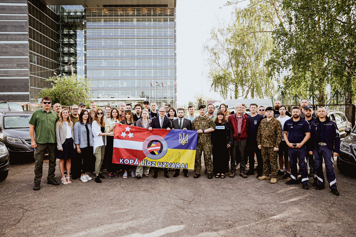 TechChill aid convoy departs for Ukraine, June 4, 2024