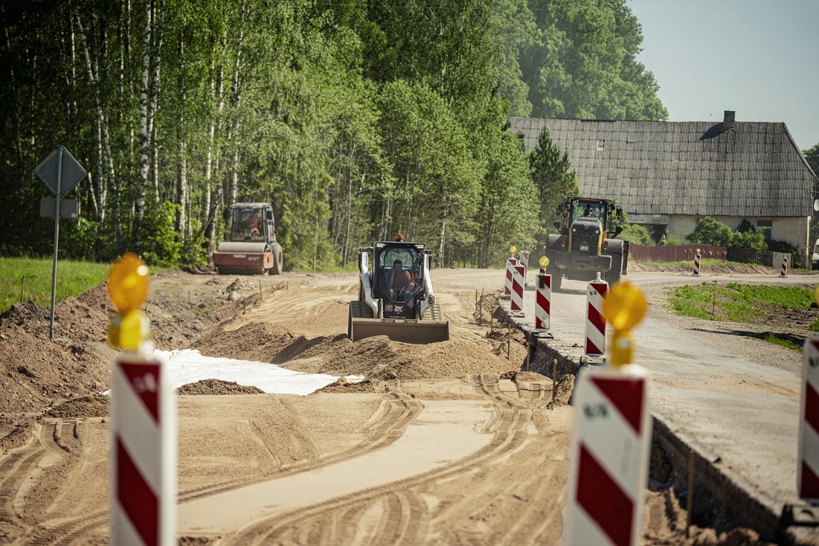 Darbi uz autoceļa Tukums–Kuldīga (P121), 2024.gada vasara