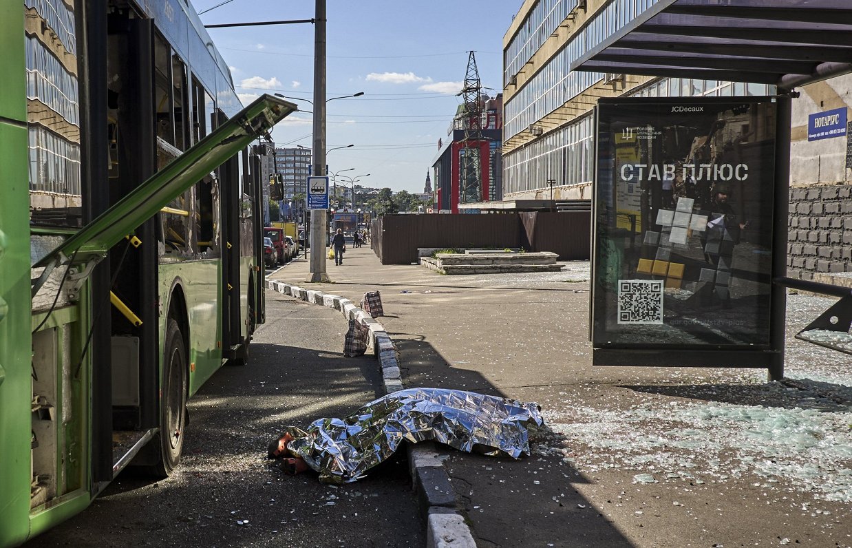 Агрессор убивает. Украина, Харьков. Снято 22.06, распространено 23.06.2024