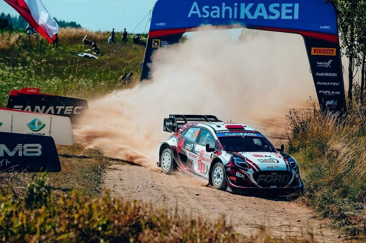 Seska/Franča ekipāža 2024. gada Polijas WRC posmā