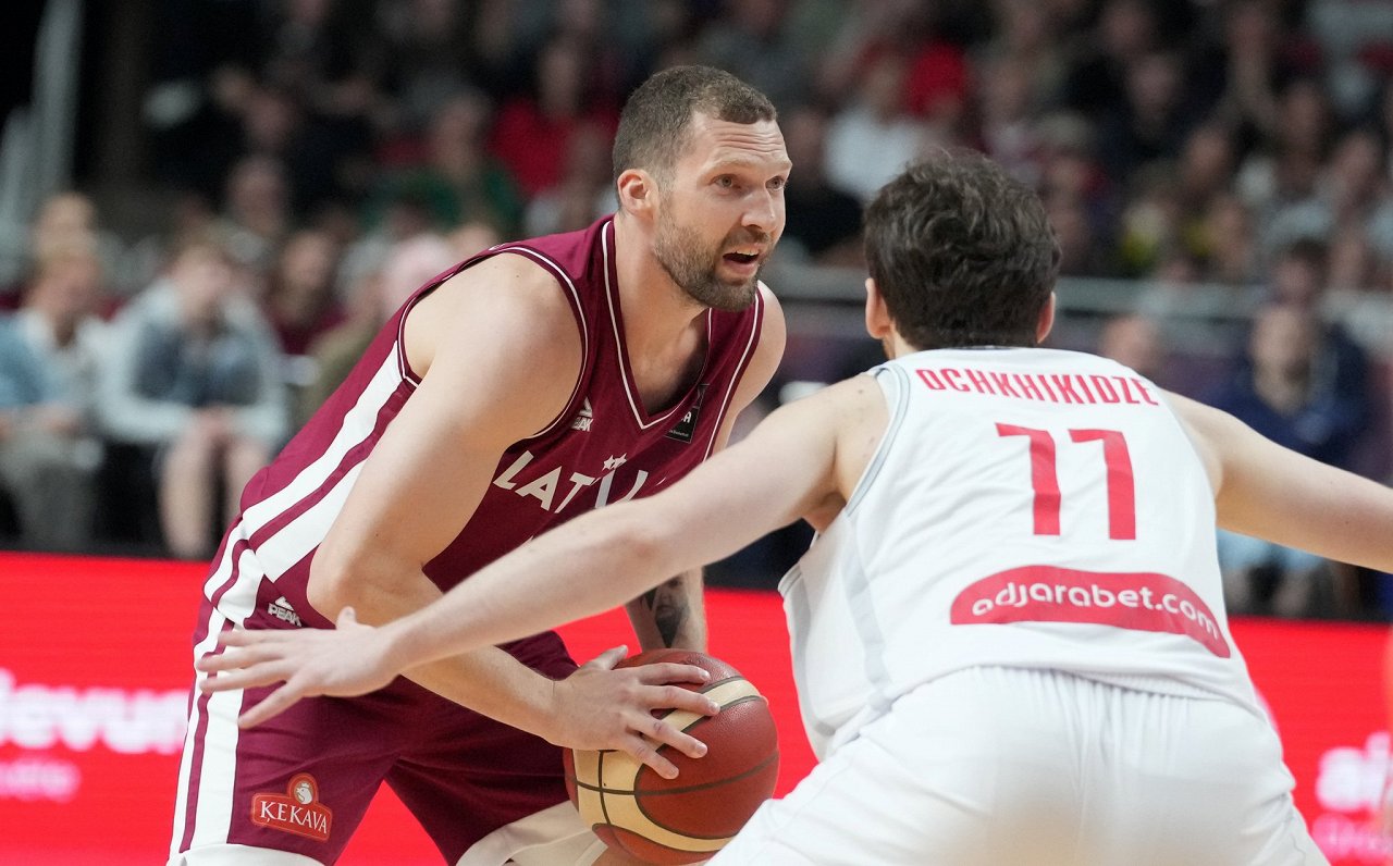 FIBA Olimpiskās kvalifikācijas turnīra spēle Latvija pret Gruziju