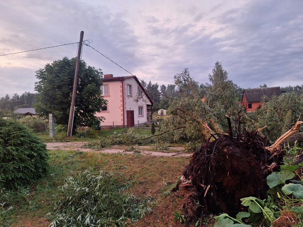 Vētras radītie postījumi