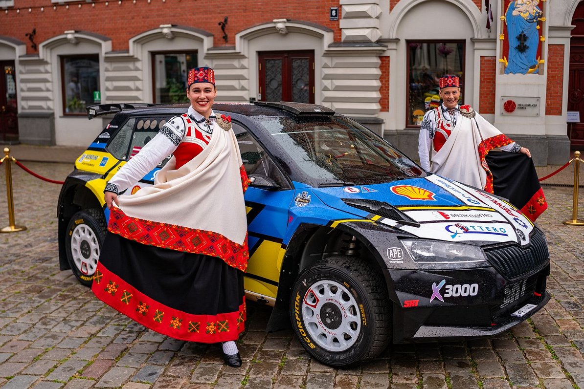 Latvijas WRC posma demonstrēšanas pasākums Rīgā. 2024. gada 11. jūlijs.