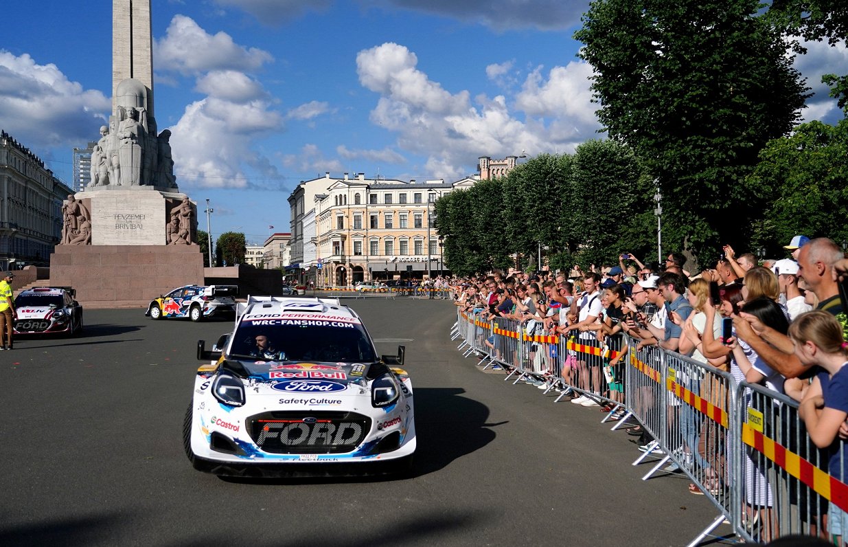 Pasaules rallija čempionāta Latvijas posma atklāšana Rīgā