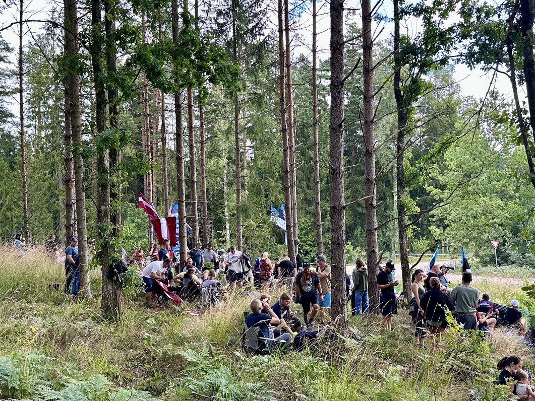 Latvijas WRC posma ātrumposmi Tukuma un Talsu novados.