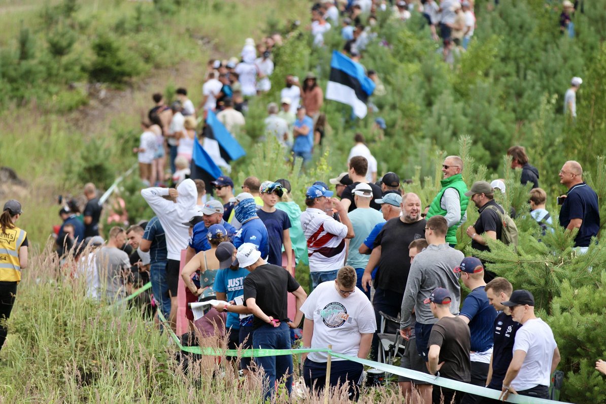 Latvijas WRC posma ātrumposmi Tukuma un Talsu novados.