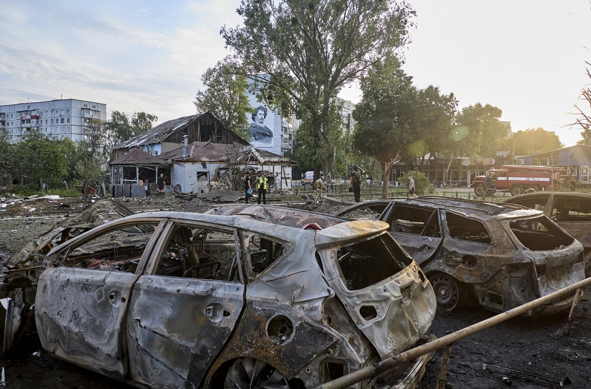 Здесь — девять раненых за день. Украина, Чугуев, Харьковская область, 19.07.2024.