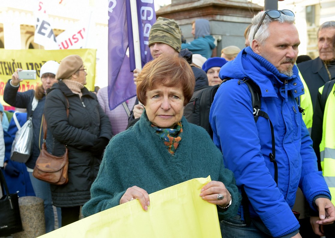 Bijusī Eiropas Parlamenta (EP) deputāte Tatjana Ždanoka (LKS).