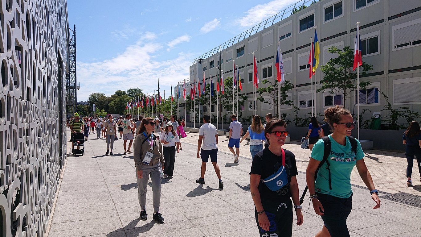 &quot;Roland Garros&quot; tenisa stadions olimpiskajās spēlēs 2024. gada 28. jūlijā