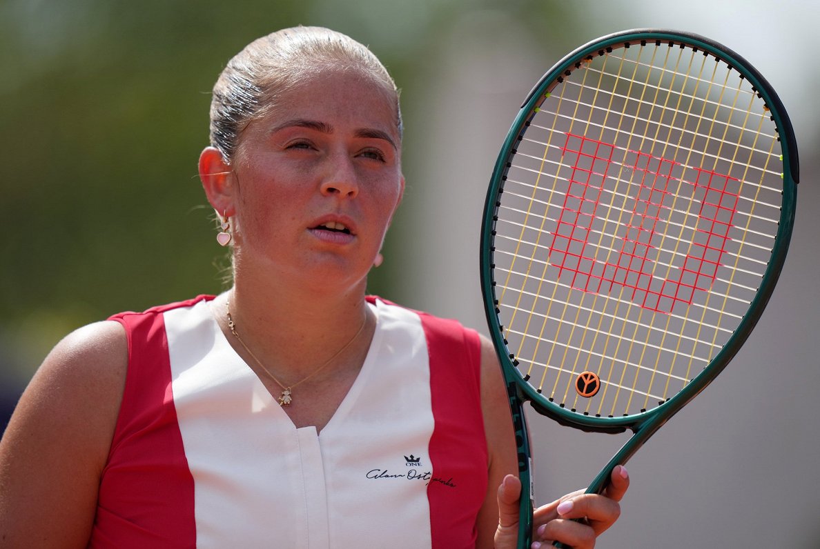 Aļona Ostapenko Parīzes olimpiskajās spēlēs