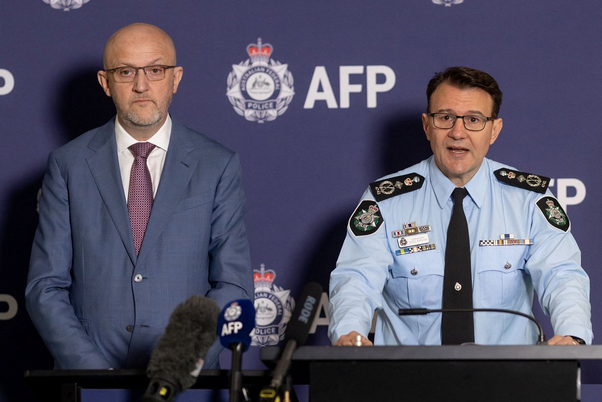 Austrālijas policija informē par aizturētajiem aizdomās par spiegošanu Krievijas labā