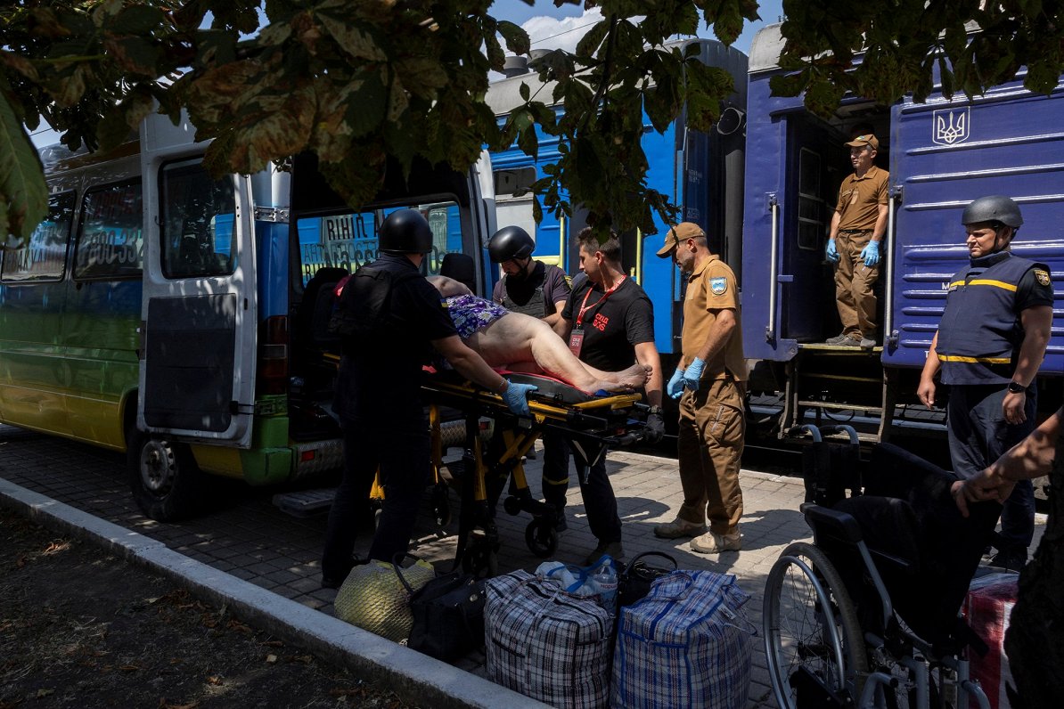 Эвакуация раненых. Покровск, Донецкая область. 02.08.2024