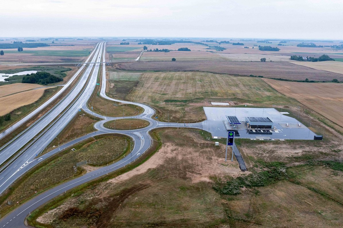 Virši fuel station in Lithuania