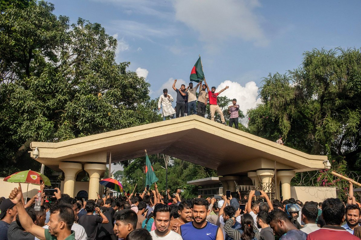 Protesta akcijas Bangladešā.