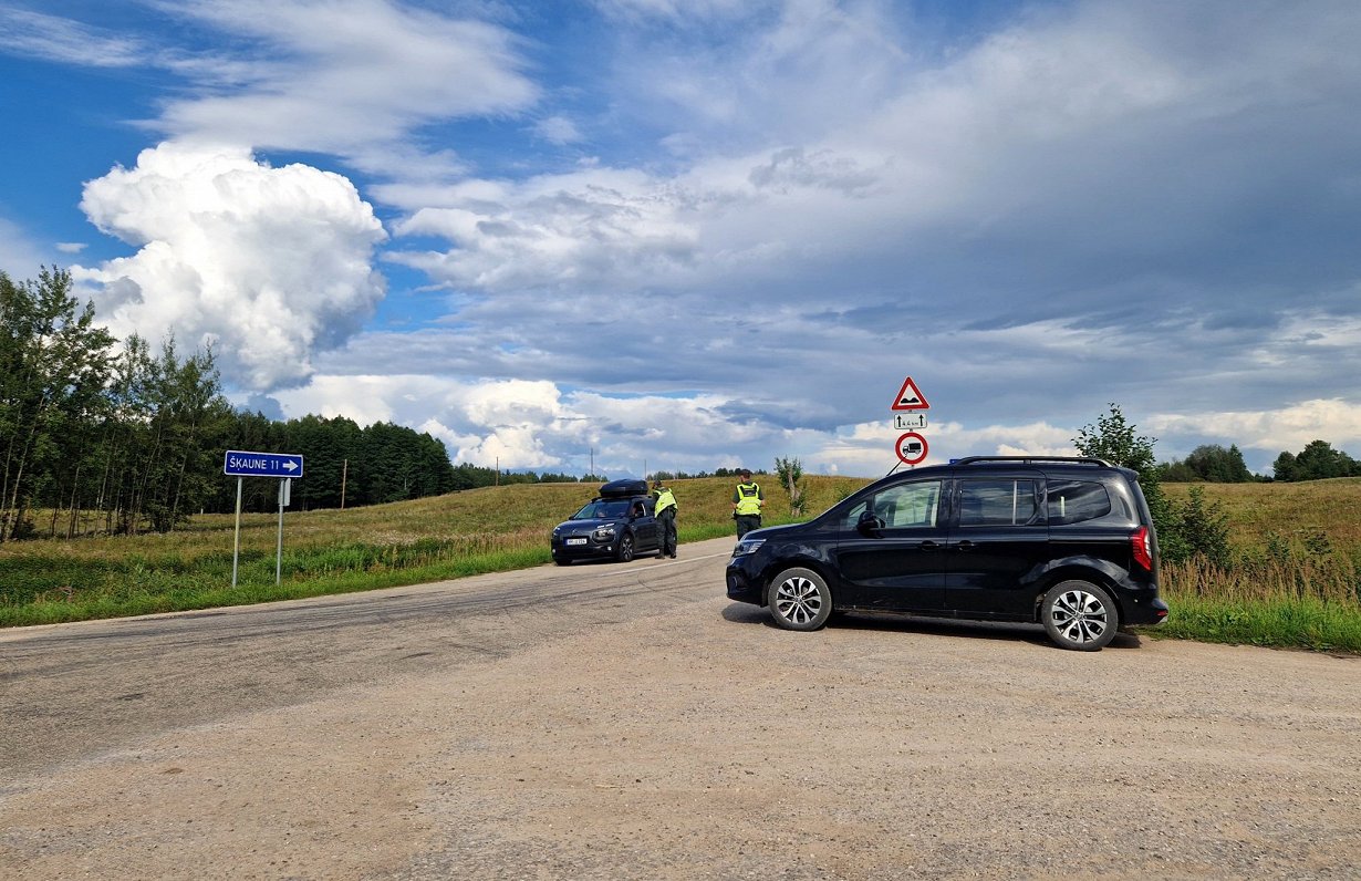 Latvijas robeža Šķaunes pagastā.