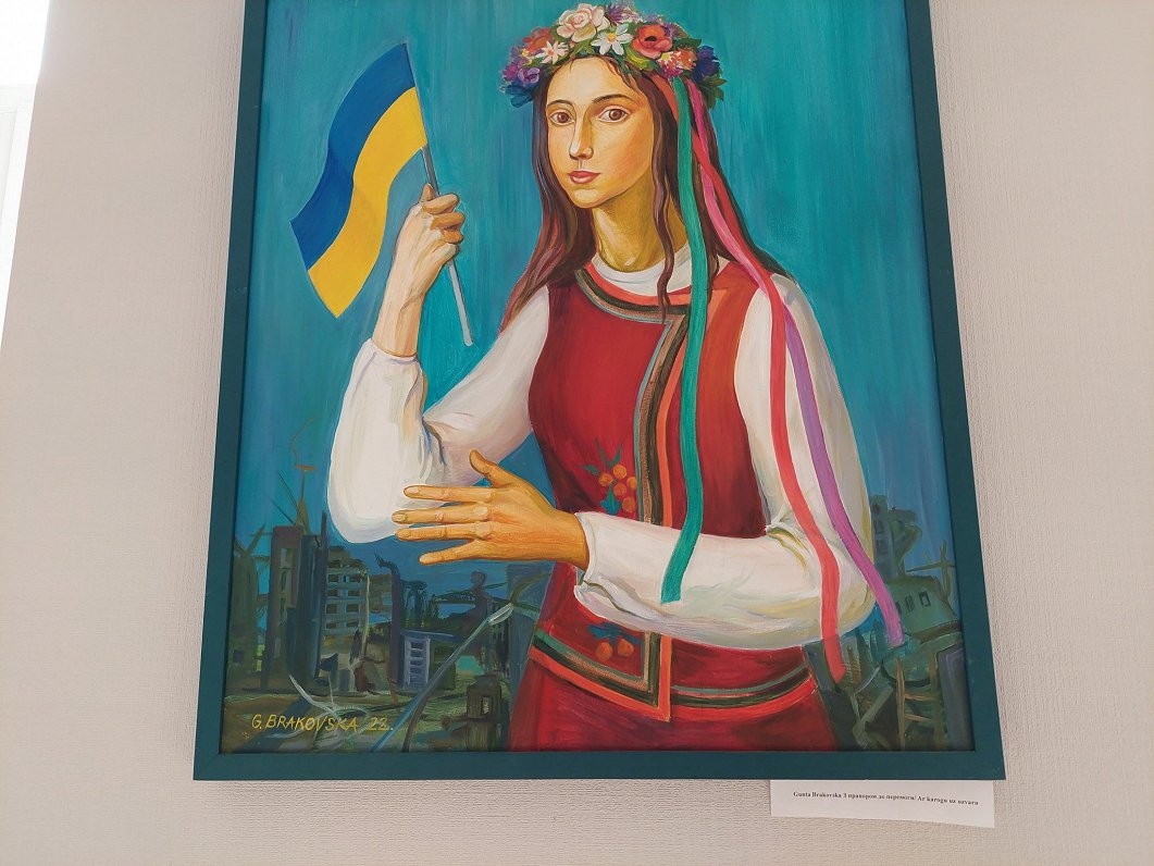 Mākslas izstāde &quot;Lūgšana par Ukrainu&quot;