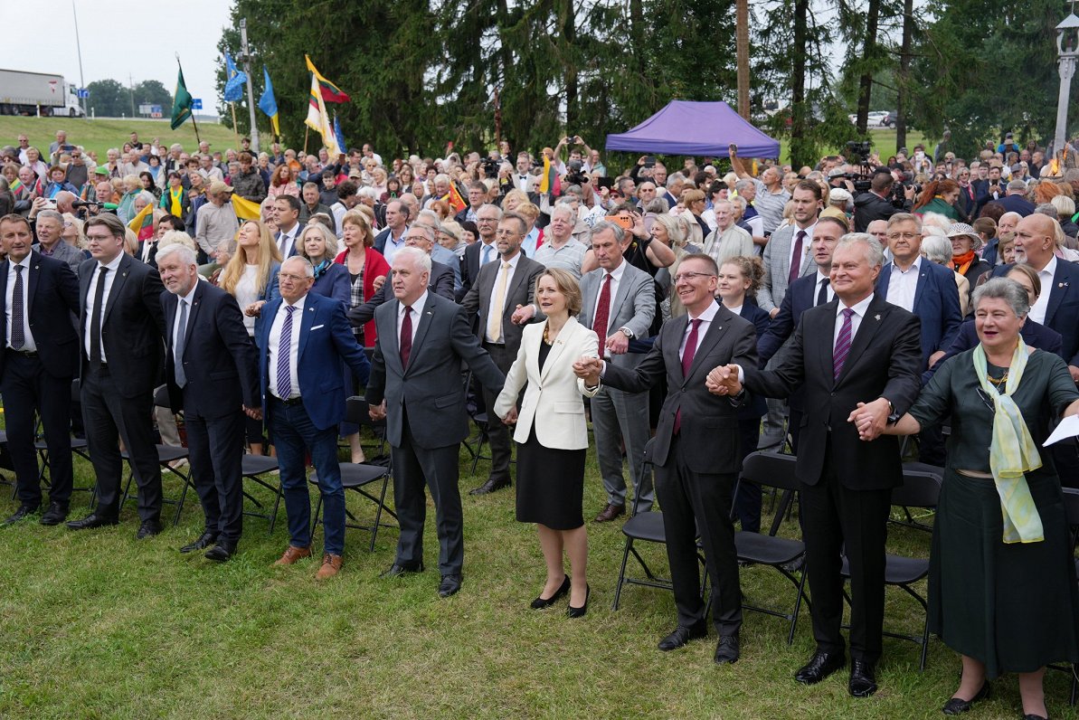 Baltijas ceļa atceres pasākums Lietuvā, Pasvalē