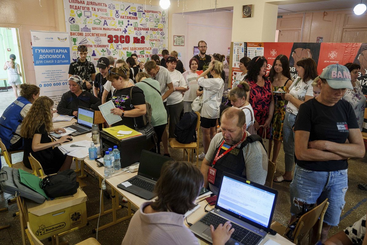 Запись на эвакуацию. Украина, Покровск, Донецкая область.  23.08.2024