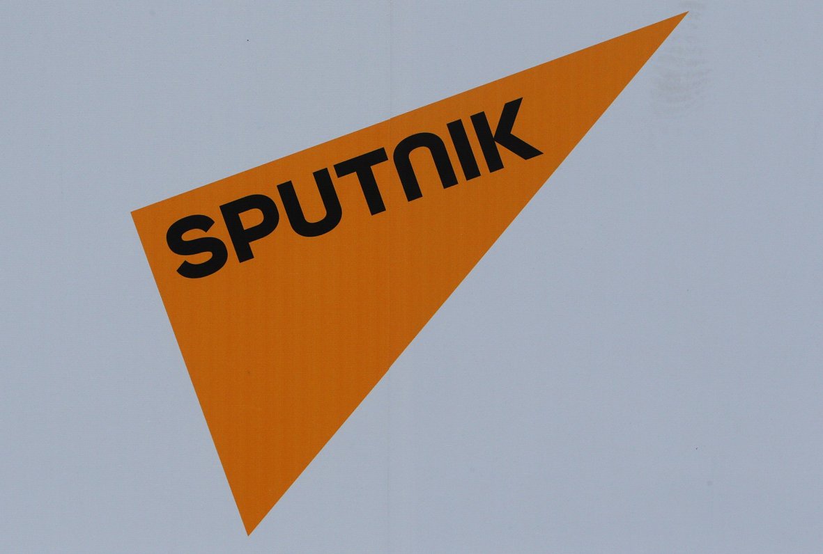 Ziņu aģentūras &quot;Sputnik&quot; logo.