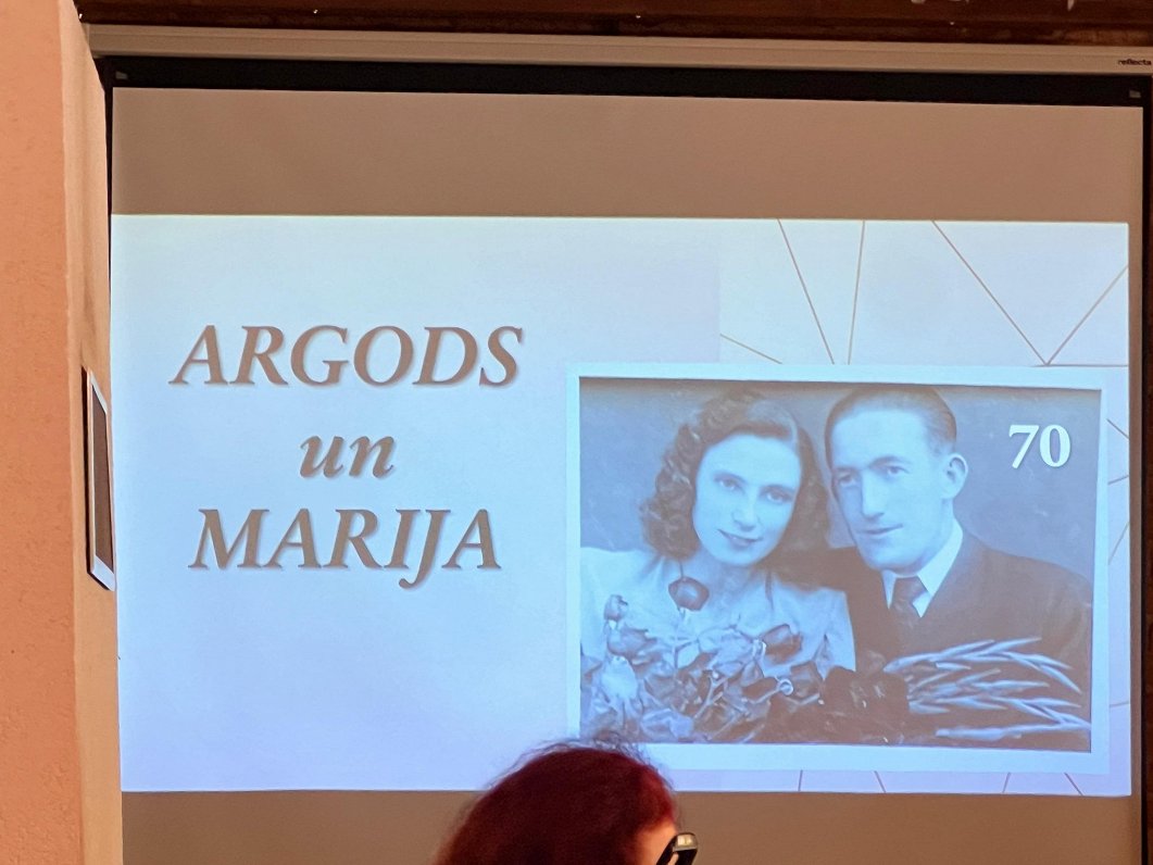 Argots un Marija 70. kāzu jubilejā