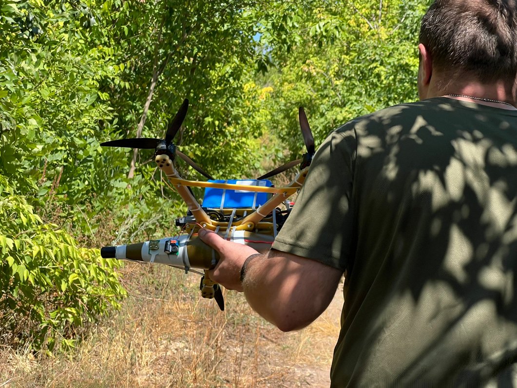 &quot;Grizlijs&quot; nes kaujas FVP dronu &quot;Lāčplēsis&quot;